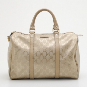 Pre Owned Gucci Gold Joy Boston Satchel