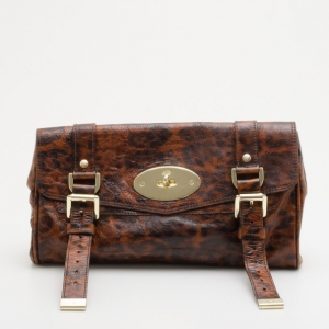 Pre Owned Mulberry Leopard Alexa Clutch
