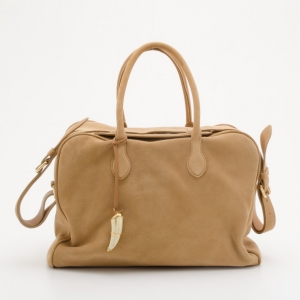 Pre Owned Pierre Balmain "Pierre" Suede Leather Satchel