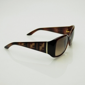 Pre Owned Fendi Havana Sun 5197 Sunglasses