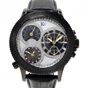 Pre Owned KC Chronograph Diamond Mens Wristwatch