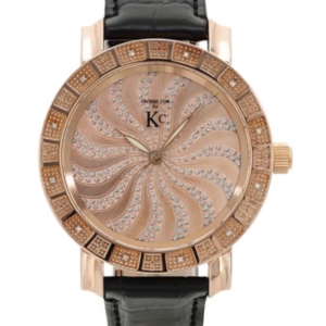 Pre Owned Techno Com Diamond Rose Mens Wristwatch