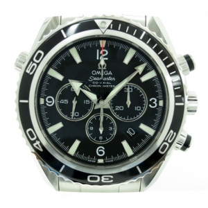 Pre Owned Omega Seamaster Planet Ocean Chronograph Mens Wristwatch