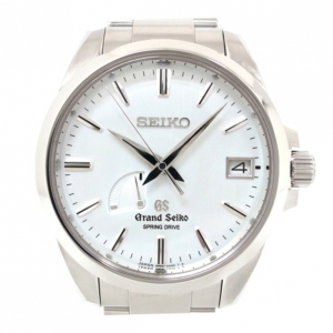 Pre Owned Seiko Grand SS Silver Mens Wristwatch 