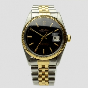 Pre Owned Rolex 18 K Yellow Gold & Stainless Steel Datejust Unisex Wristwatch 36 MM