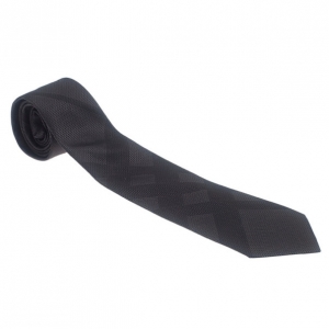 Pre Owned Burberry Black Silk Tie