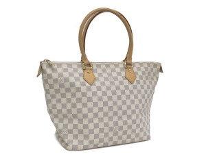 Pre Owned Louis Vuitton Damier Azur Saleya MM