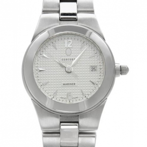 Pre Owned Concord Mariner SS White Ladies Wristwatch 