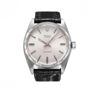 Pre Owned Rolex Swiss Mechanical SS White Mens Watch 