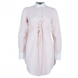 Pre Owned Alexander McQueen Tie-Up Peplum Shirt S