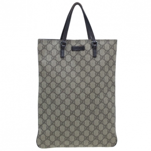 Pre Owned Gucci Brown Canvas Original GG Bag