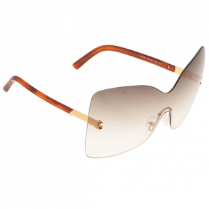Pre Owned Fendi Brown FS5273 Oversize Square Limited Edition Sunglasses
