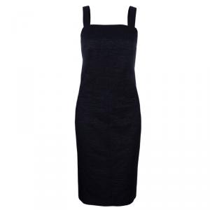Pre Owned Chanel Black Cotton Sleeveless Dress M