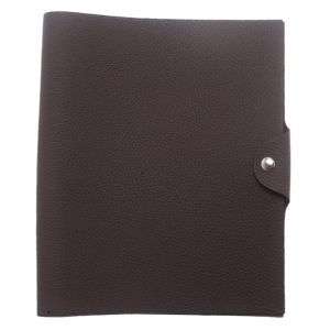 Pre Owned Hermes Grey Leather Agenda Cover