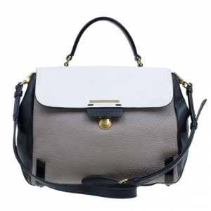 Pre Owned Marc by Marc Jacobs Colourblock Leather Sheltered Island Satchel
