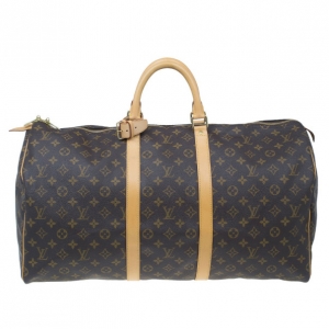 Pre Owned Louis Vuitton Monogram Canvas Keepall Bandouliere 55