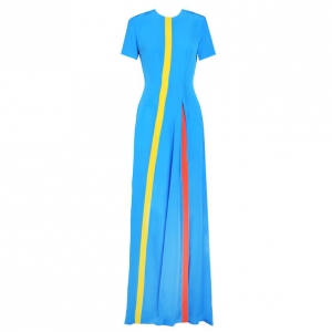 Pre Owned Roksanda Ilincic Iden Cerulean Gown M