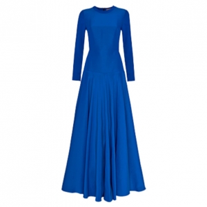 Pre Owned Roksanda Ilincic Laurine Royal Blue Floor-Length Dress M