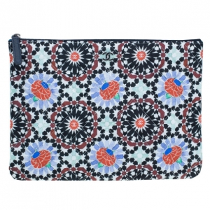 Pre Owned Chanel Multicolored Flower Limited Clutch