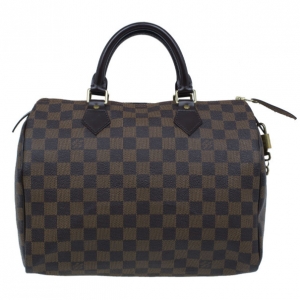Pre Owned Louis Vuitton Damier Ebene Speedy 30