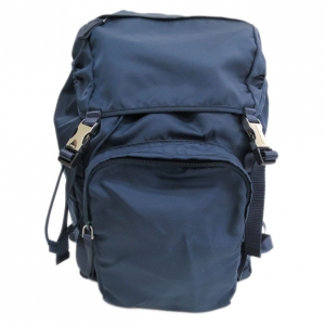 Pre Owned Prada Blue Nylon Backpack
