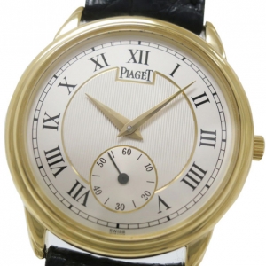 Pre Owned Piaget 18 K Yellow Gold Gouverneur Mens Wristwatch 33 MM