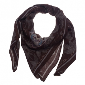 Pre Owned Louis Vuitton Blue Les Decors Parisiens au xix Siecle Petit Cabinet de Travel Scarf