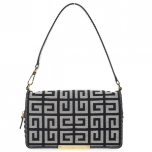 Pre Owned Givenchy Monogram Flap Clutch Wallet Bag