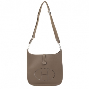 Pre Owned Hermes Poche Epsom Calfskin Evelyne 