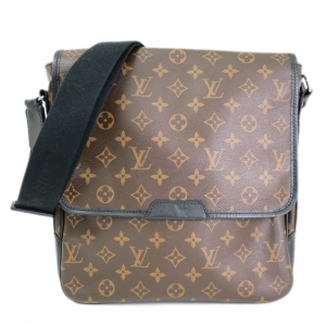 Pre Owned Louis Vuitton Monogram Macassar Canvas Messanger Bass MM