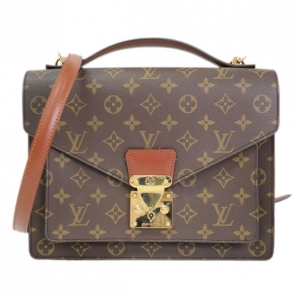 Pre Owned Louis Vuitton Monogram Canvas Monceau Bag