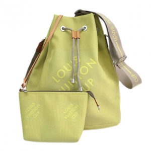 Pre Owned Louis Vuitton Volunteer Cup Drawstring Shoulder Bag