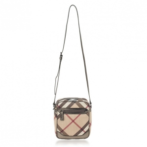Pre Owned Burberry Nova Check Crossbody Bag