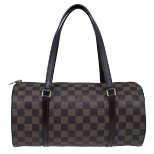 Pre Owned Louis Vuitton Ebene Damier Canvas Papillon 30
