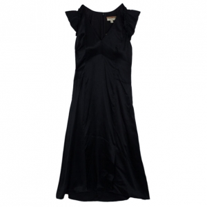 مملوكة مسبقًا Burberry Pure Silk Cap Sleeve Dress M
