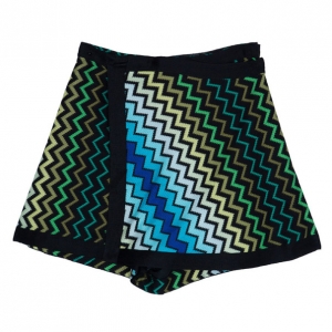 Pre Owned Missoni Knit Wrap Skirt/Shorts S