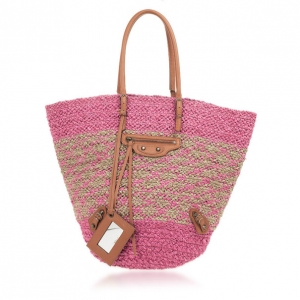 Pre Owned Balenciaga Panier Pink Basket