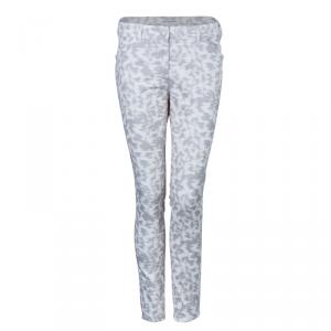 Pre Owned Balenciaga Dizzy Flower Printed Skinny Jeans M