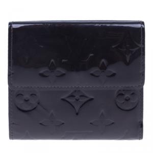 Pre Owned Louis Vuitton Terre D' Ombre Monogram Vernis Ludlow Wallet