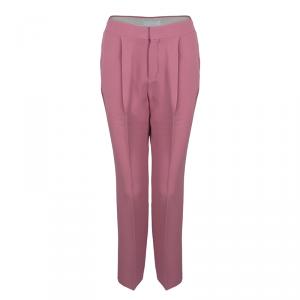 Pre Owned Chloe Pink Cropped Trousers M