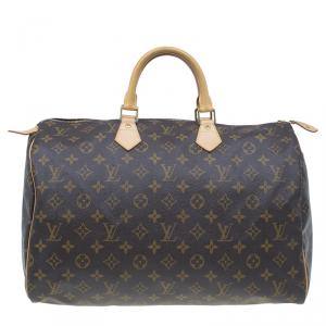 Pre Owned Louis Vuitton Monogram Canvas Speedy 40