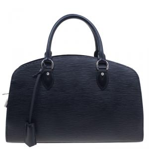 Pre Owned Louis Vuitton Noir Epi Pont-Neuf PM