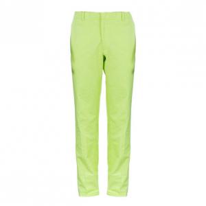 Pre Owned Hermes Neon Yellow Palm Beach Men's Pants EU48
