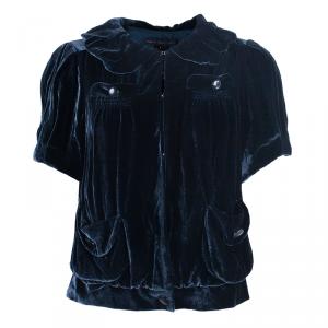 Pre Owned Marc by Marc Jacobs Velvet Short Jacket M