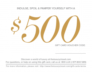 Pre Owned $500 Gift Voucher