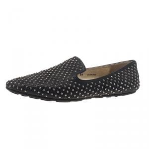 Pre Owned Gucci Metallic Black Leather Small Galaxy 