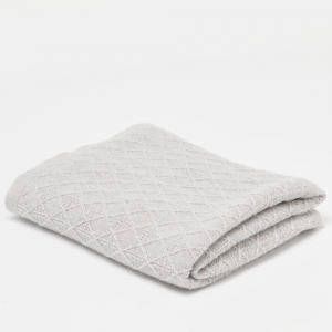 Dior Baby Grey Cashmere Knit Blanket
