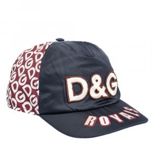 Dolce & Gabbana Multicolor Nylon DG Logo Print Baseball Cap XL