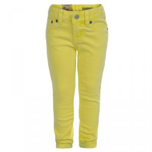 Pre Owned Ralph Lauren Yellow Denim Bowery Skinny Jeans 3 Yrs