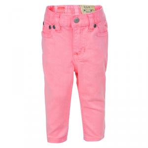 Ralph Lauren Neon Pink Denim Bowery Skinny Jeans 12 Months